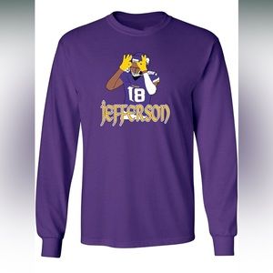 Justin Jefferson Youth long sleeve shirt